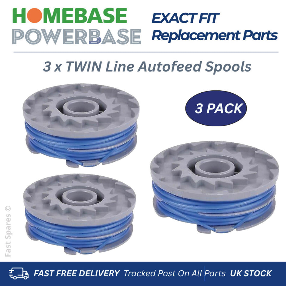 POWERBASE GT3011A Strimmer Trimmer TWIN Auto Feed Line Spools  FAST UK POST x 3