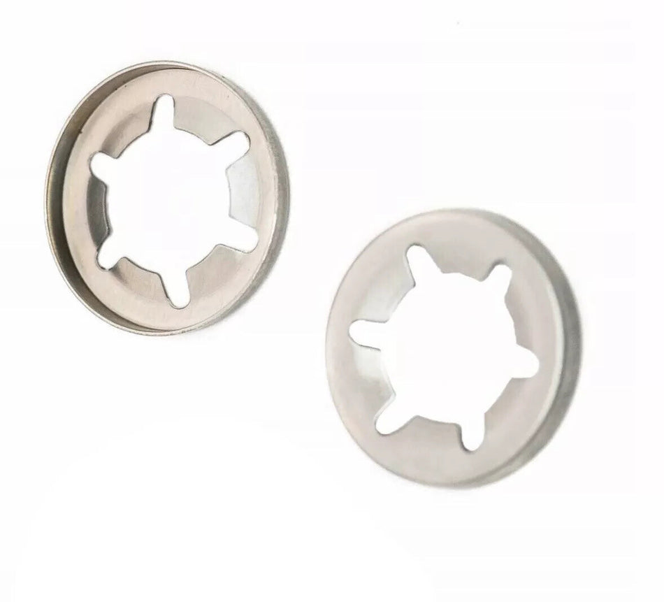 McGregor CLMF3634H Electric Lawnmower REAR Wheel Securing Washers FAST POST x2