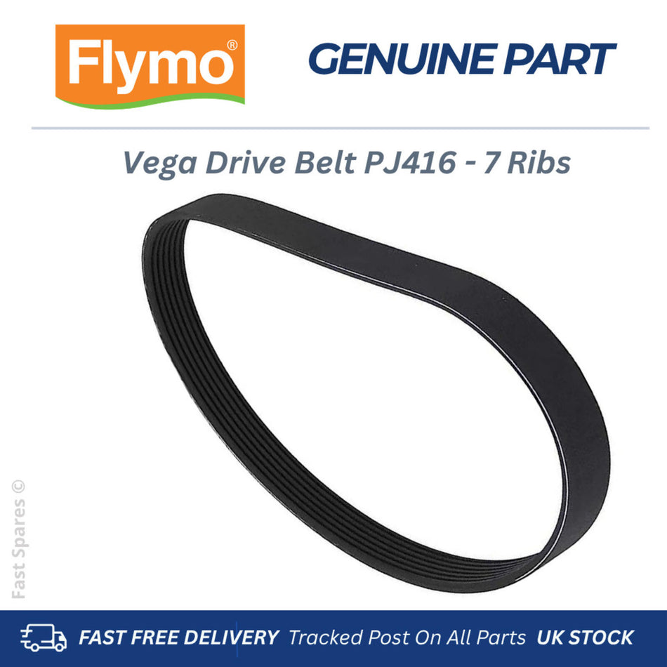Drive Belt Flymo EASIMO 7PJ416 PJ416 EASI MO RE320 (H4) Genuine Part FAST POST