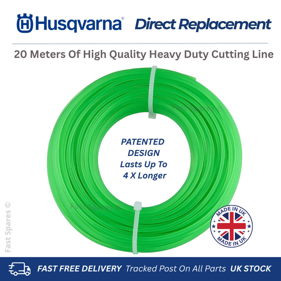Husqvarna 224L 223R Spool Re-Wind Line Heavy Duty 20m Petrol Trimmer FAST POST