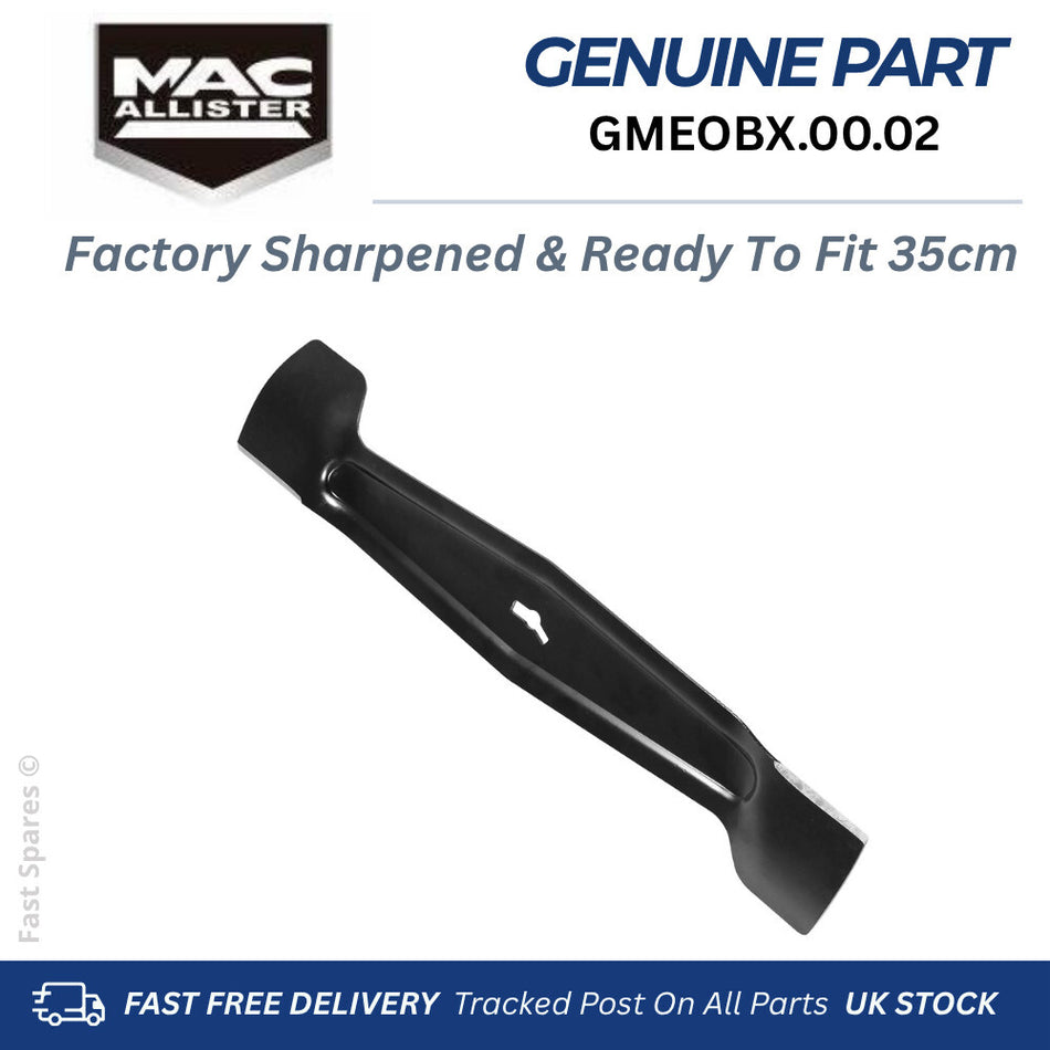 MacAllister 35cm Lawnmower Blade For CLMB3635K  MLM3635Li 36v  MLM3635Li-2