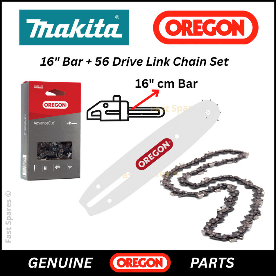Makita DUC405  DUC405Z OREGON Chainsaw Chain 56 Drive links + 40cm Bar FAST POST