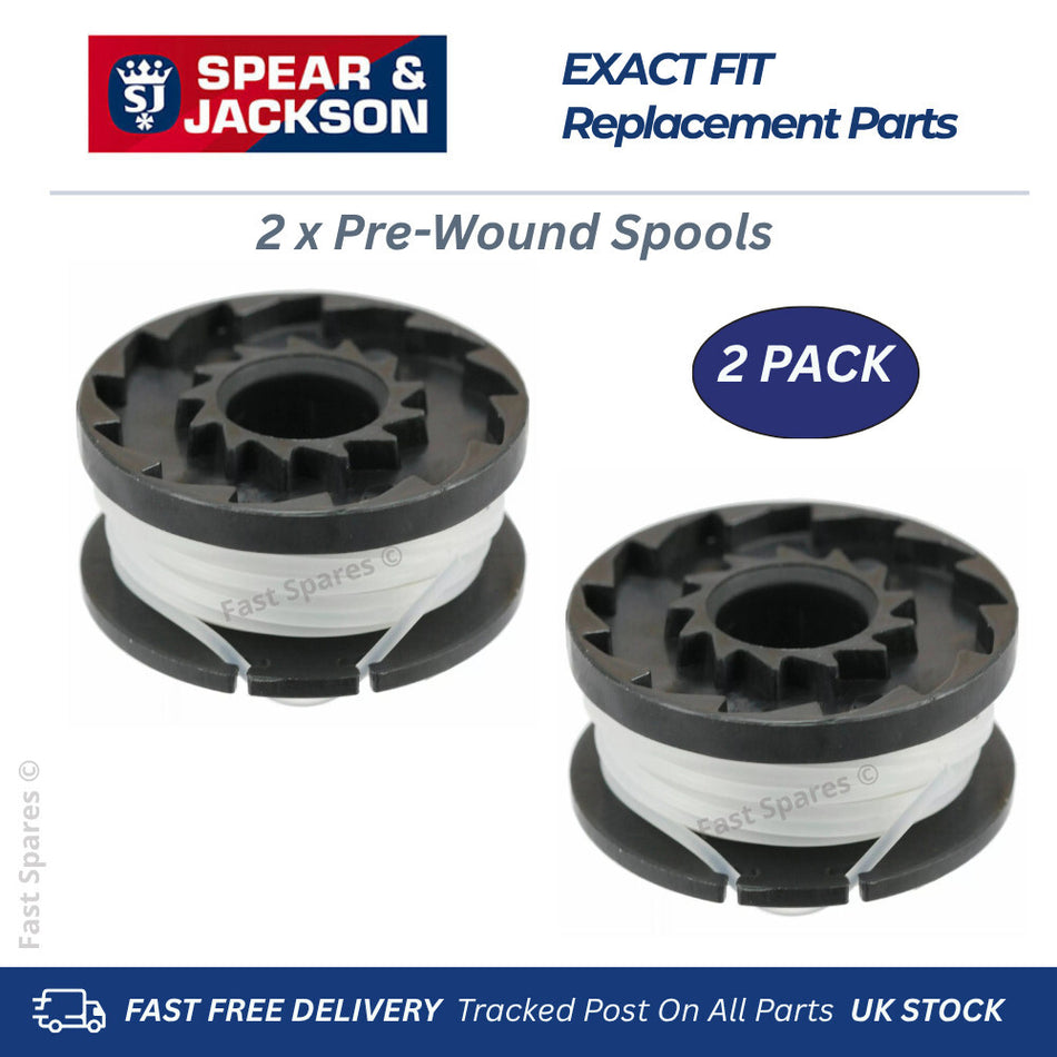 Spear & Jackson  S1825CT2  18v  Battery Strimmer Trimmer Spools  FAST POST x2