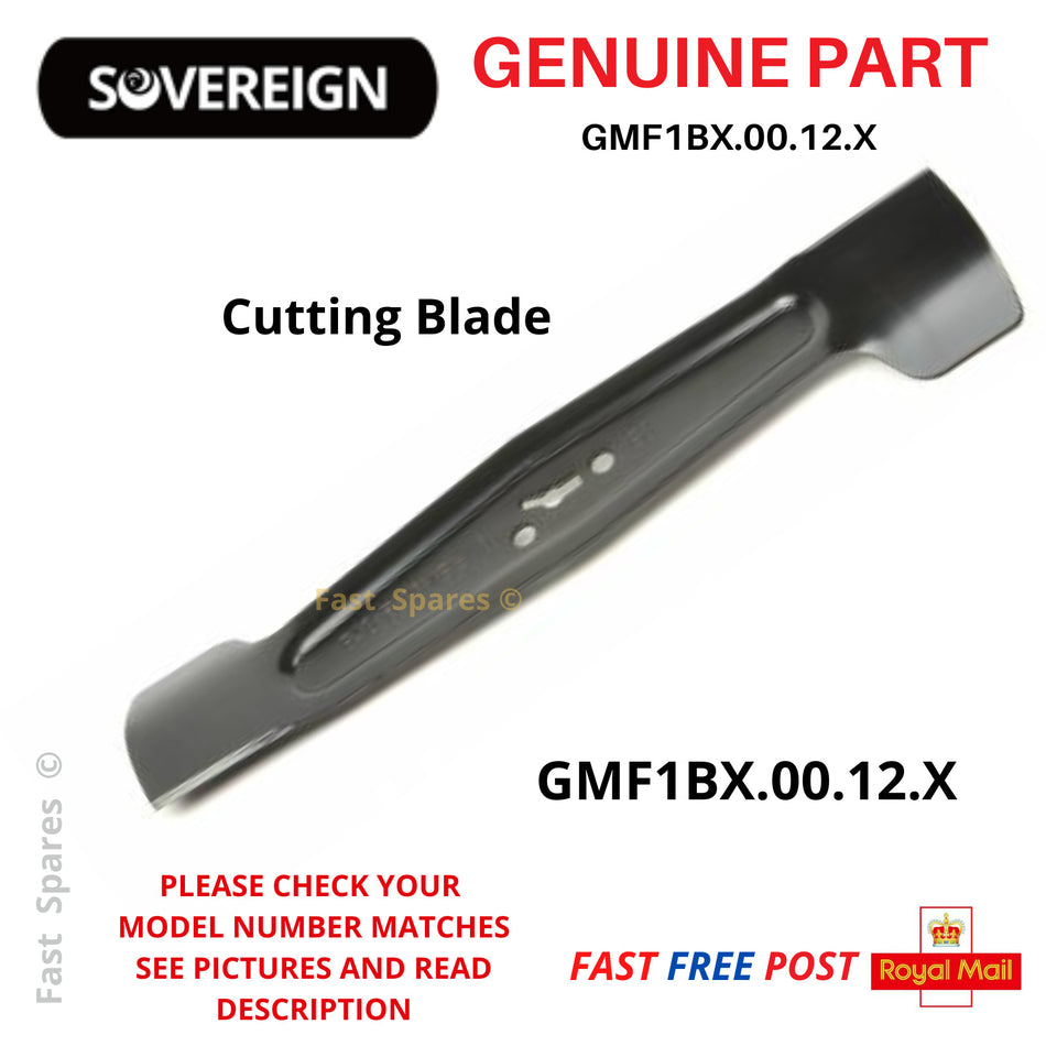 SOVEREIGN CLMF2432M 32cm Lawnmower GENUINE Metal Blade  FAST POST