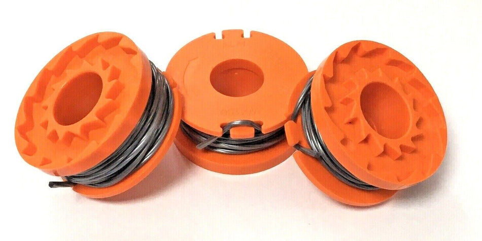 3 x Strimmer Trimmer Spool & Line for WORX GT3.0 20V  WG163E.1    FAST POST