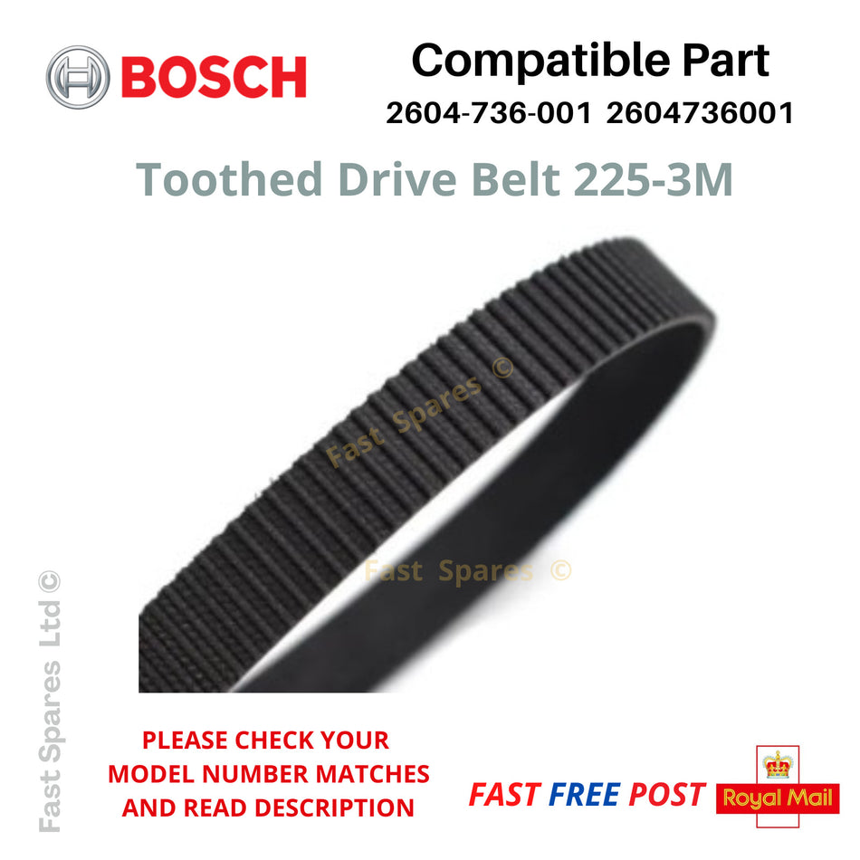 Drive Belt 3272A (0603272139)  BOSCH Planer HTD 225-3M   FAST POST