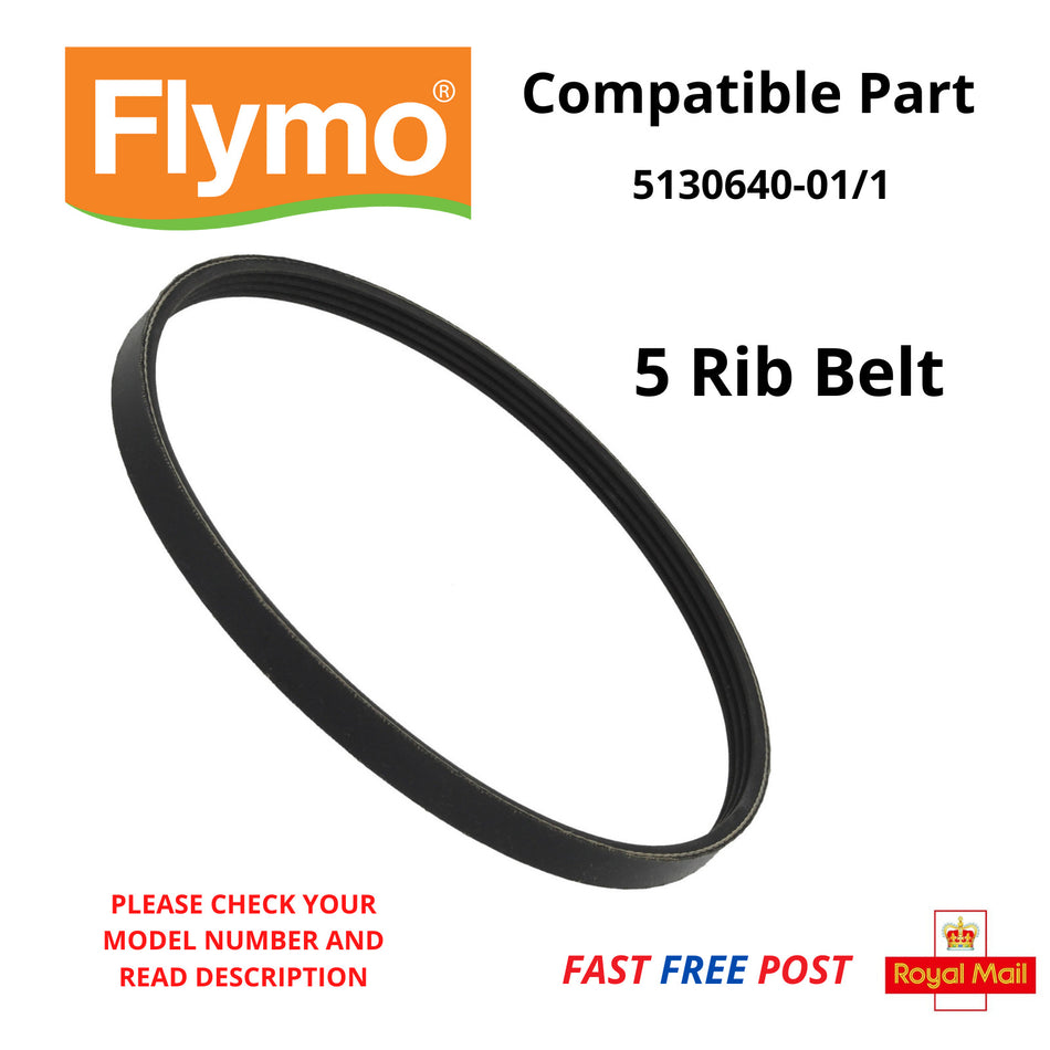 Drive Belt Fits FLYMO PC330 PC400 Power Compact 330 400 Lawnmower FAST POST