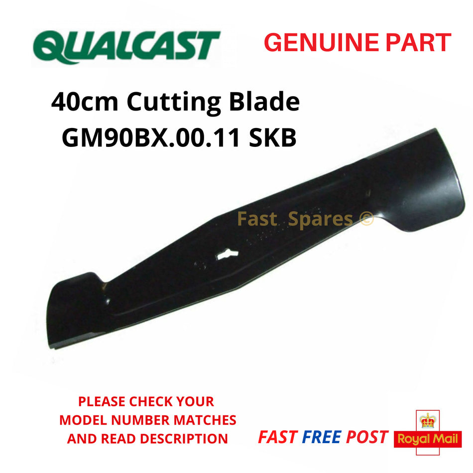 Lawnmower Blade 40cm Qualcast RM40 MEB1640M RM40 MEB1840M GM90BX.00.11 FAST POST