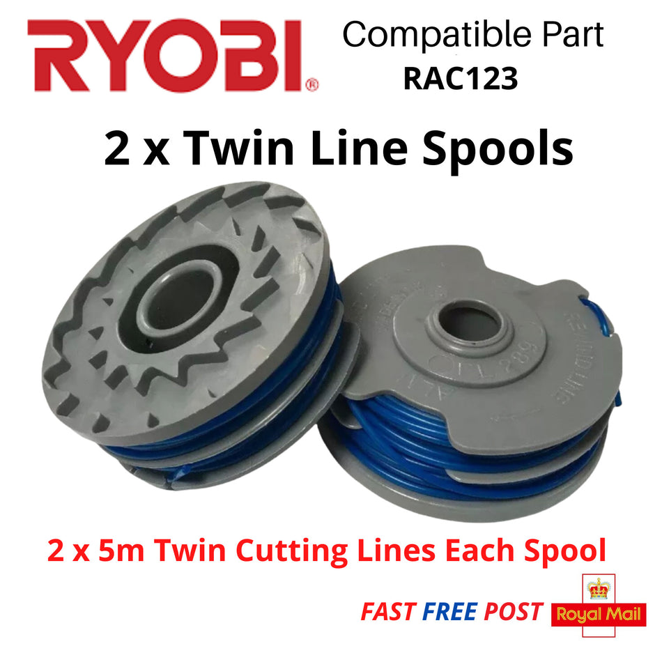 Spool & Line for RYOBI RLT4027  Grass Trimmer Strimmer FAST POST x2