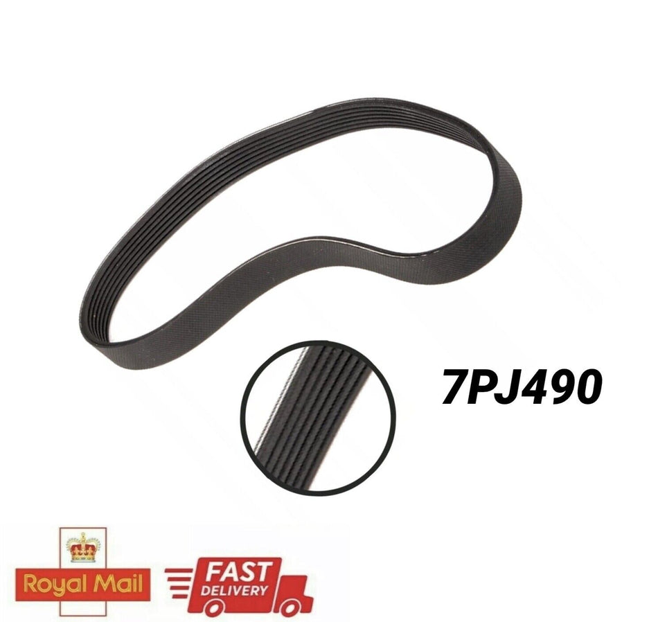 Drive Belt For All QUALCAST Electric Rotary Mowers Using Belt 7PJ490 FAST POST