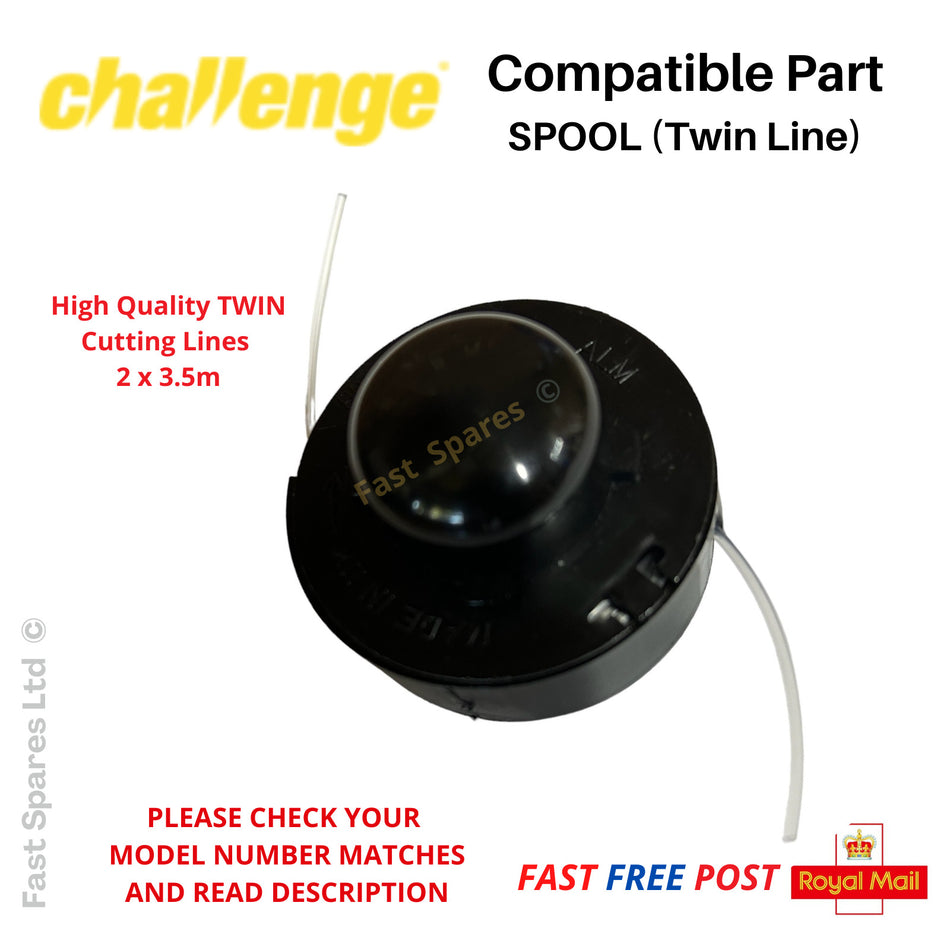 Challenge SRT350B  Spool & Line For Grass Strimmer Trimmer  FAST POST
