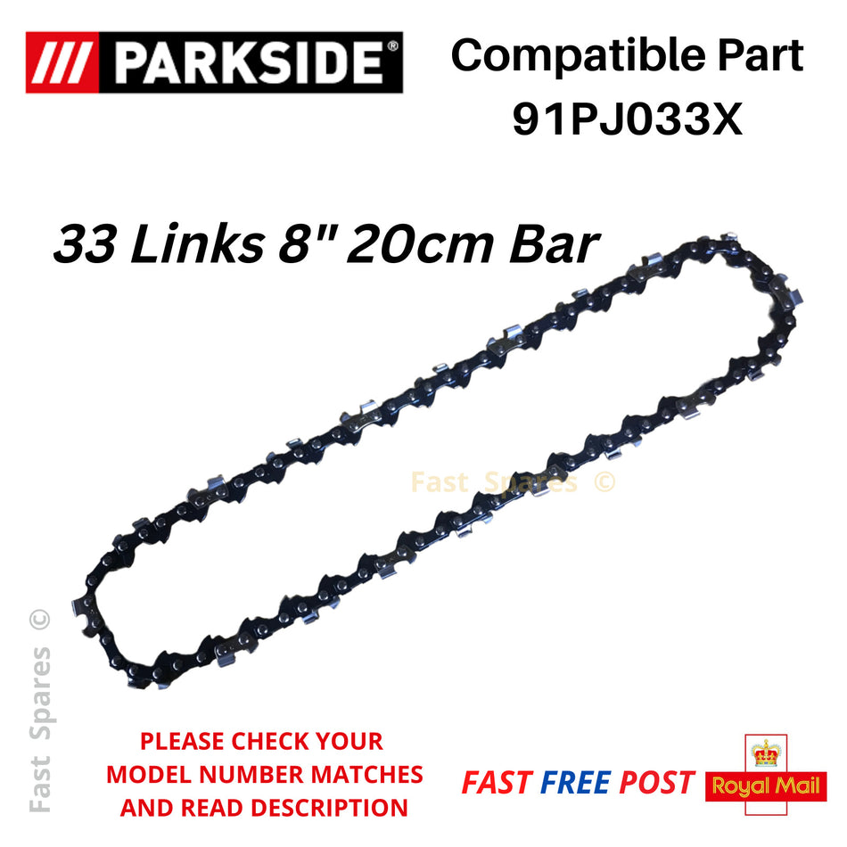 Parkside PAHE 20-Li A1 Pruning Saw Chainsaw  Replacement Chain
