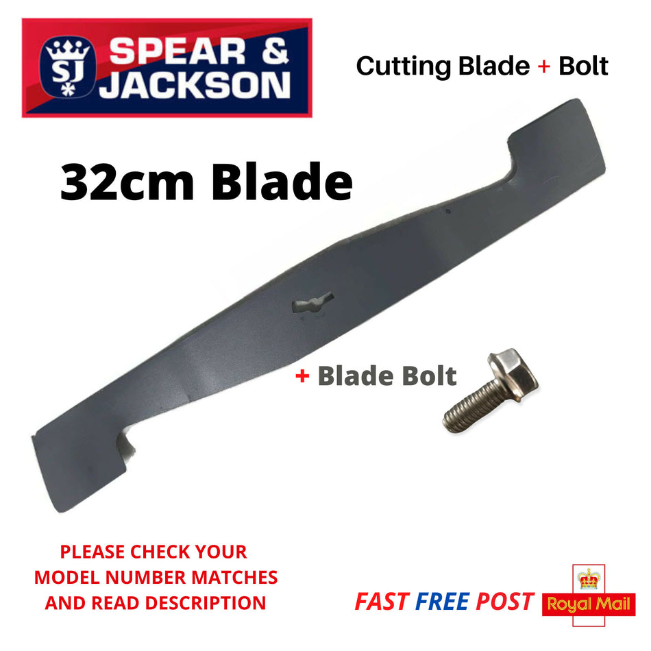 Spear & Jackson S1232ER Lawnmower Blade  Argos 764/8960 SLM32F-71 LM1232-5  CY32