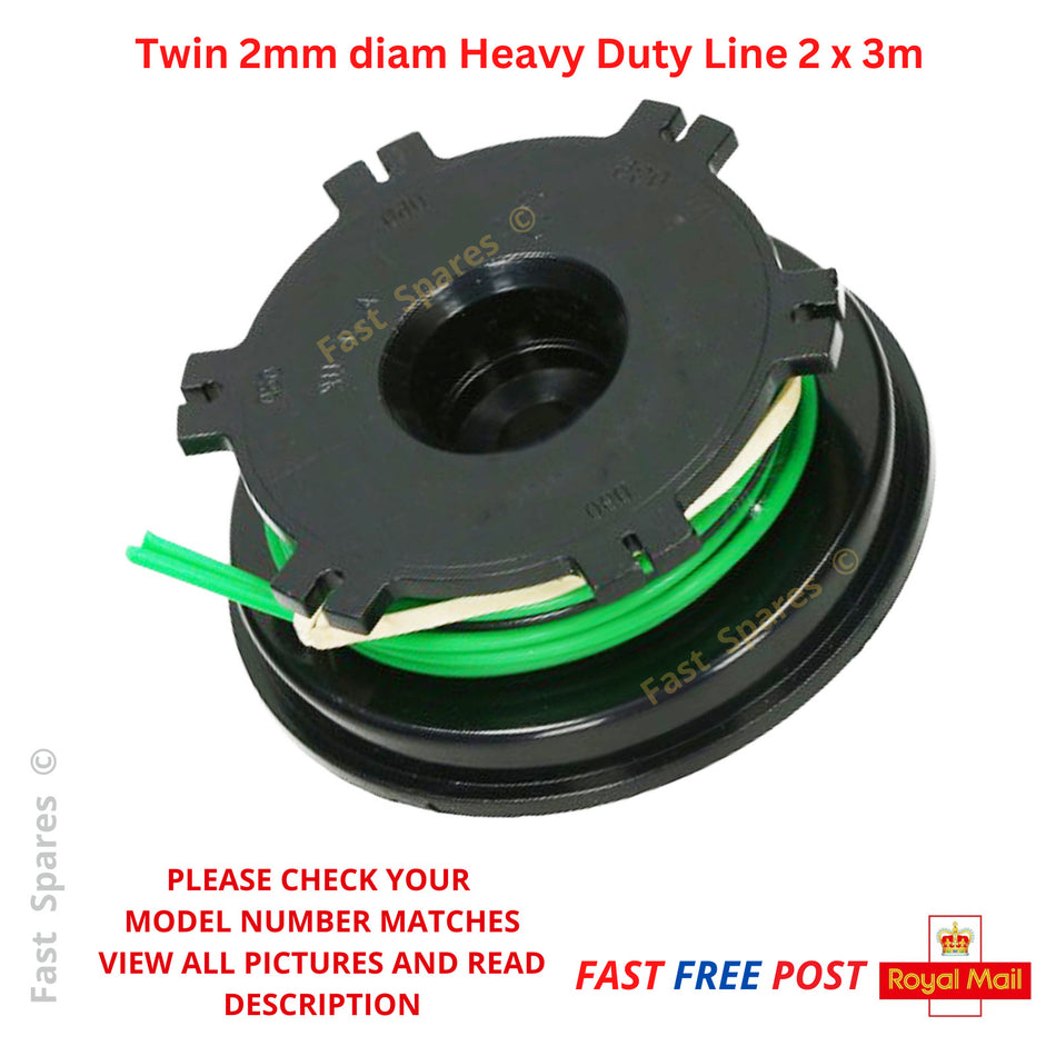 SGT24cc  Spool & Line for HOMEBASE  SOVERIGN Trimmer Strimmer FAST UK POST