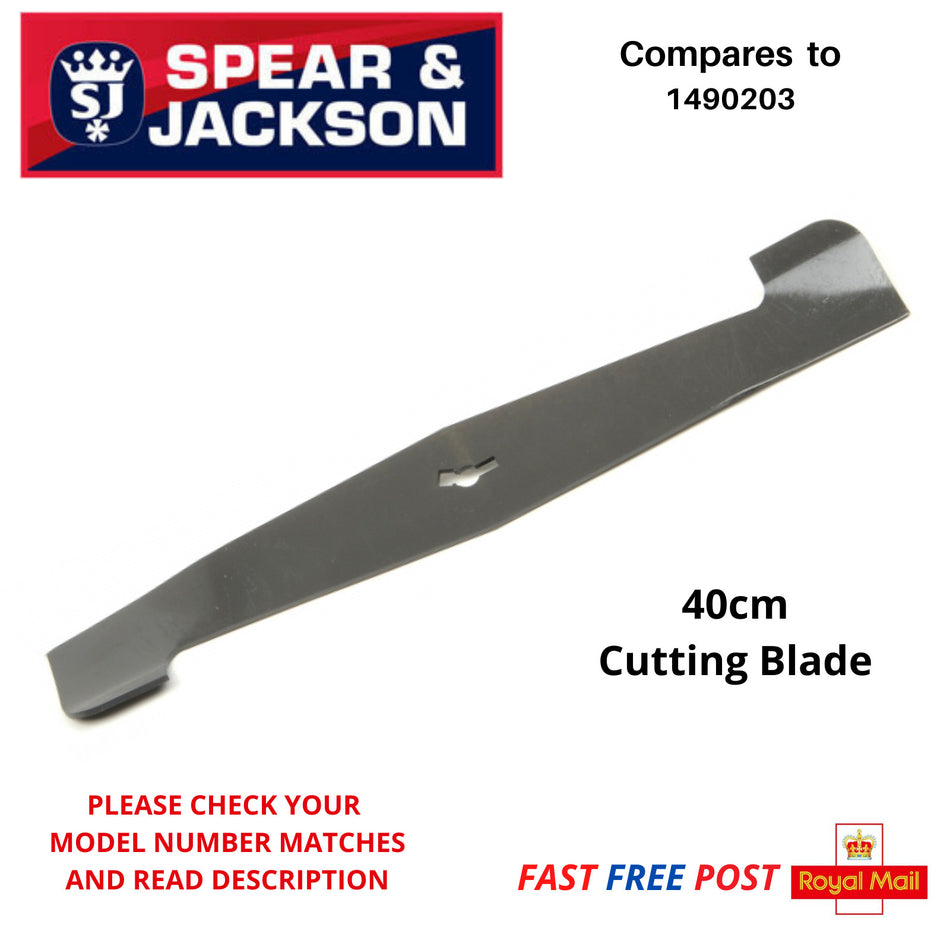 S1740ER2 Spear & Jackson Lawnmower 40cm Cutting Blade  FAST POST