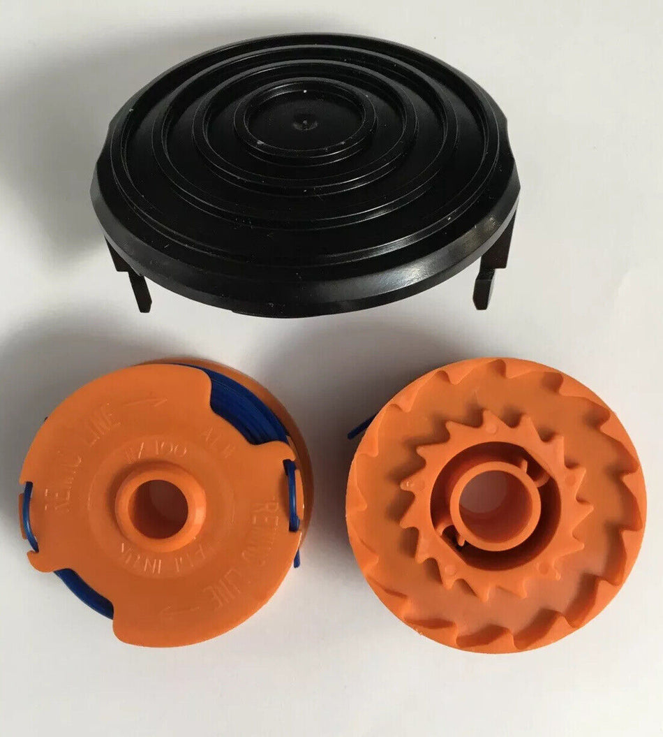 2 x Spool & Line + Cap For OZITO LTR-630U Strimmer Trimmer  FAST POST