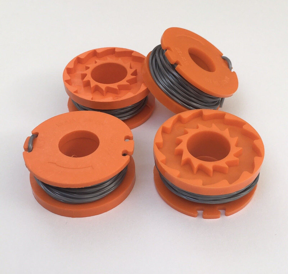 4 x Strimmer Trimmer Spool & Line for WORX WG154 WG154E.9 Spare Part