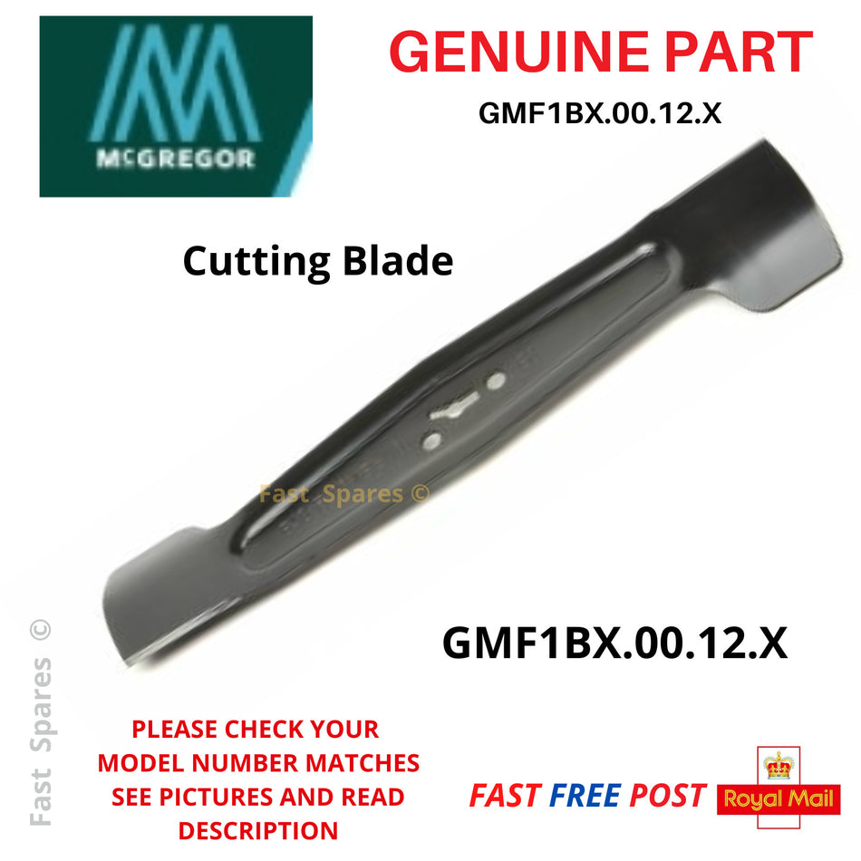 MCGREGOR MCR2433 Argos 734/5696 Lawnmower GENUINE Metal Blade FAST POST