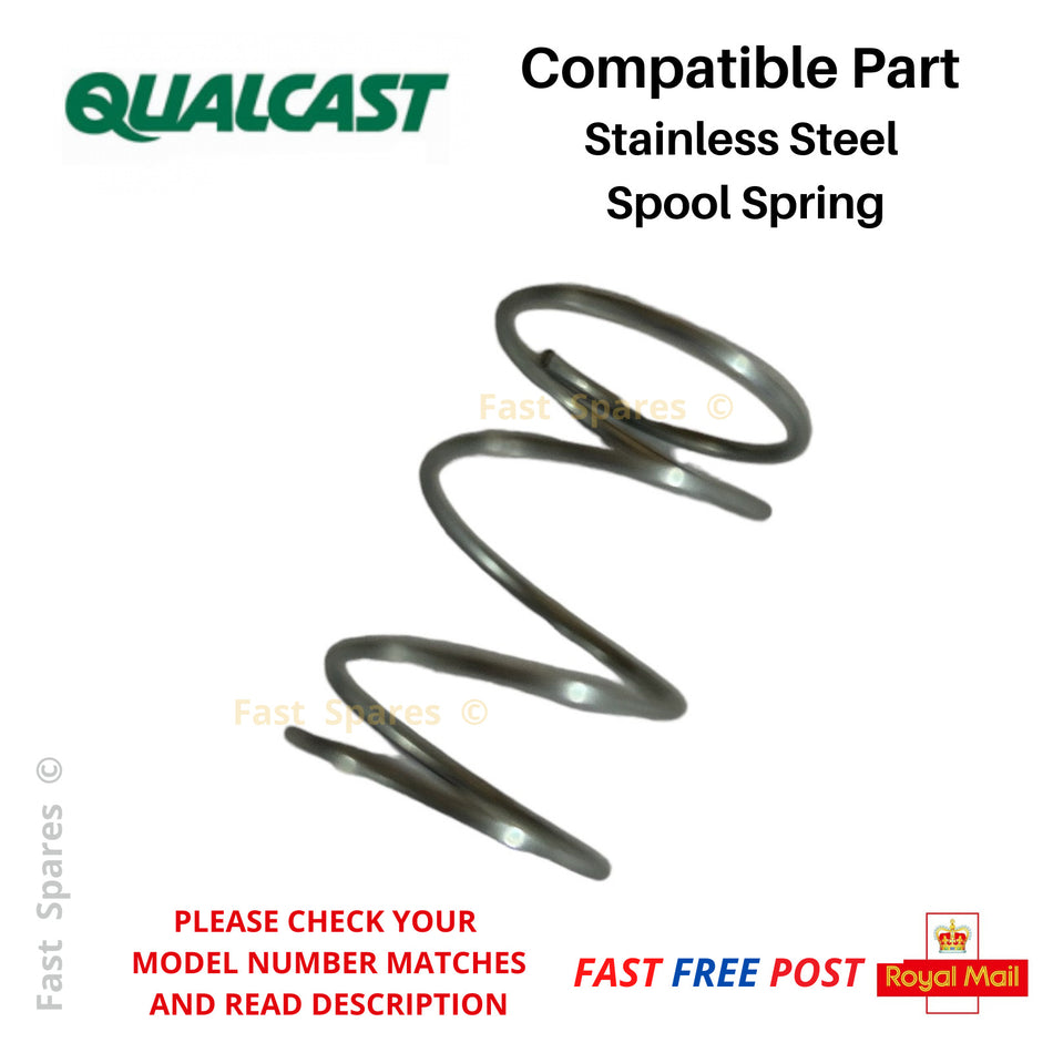 QUALCAST  CDB30A  Spool Spring Stainless Steel Strimmer Trimmer  FAST POST