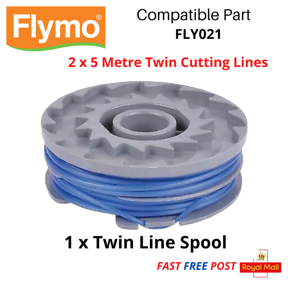 1 x Twin Line & Spool for FLYMO Multi Trim 300DX Trimmer Strimmer FAST POST