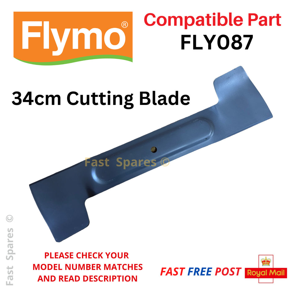 FLYMO EasiStore 340R Li Metal Cutting Blade 34cm Lawn Mower FAST SPARES