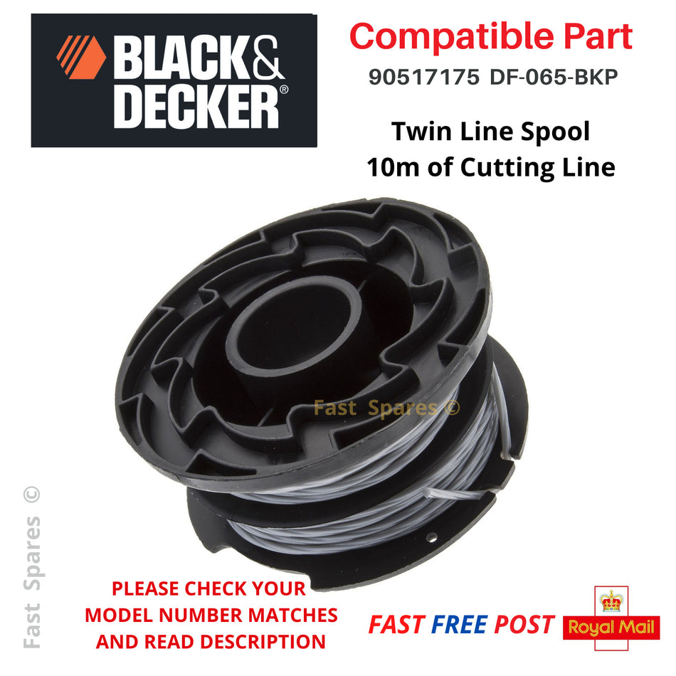 BLACK + DECKER Reflex Plus GL315 Strimmer TWIN Line & Spool FAST POST