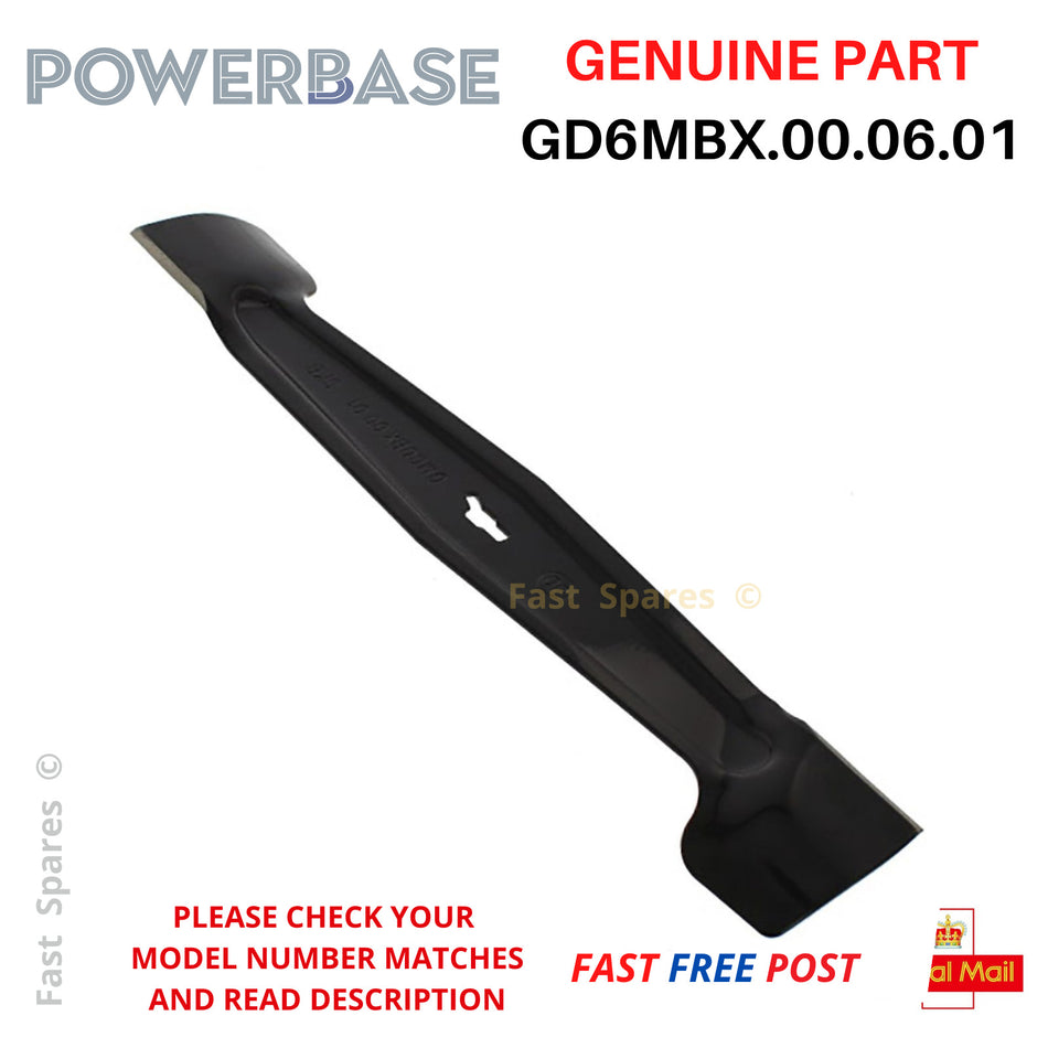 POWERBASE M5E1232E Lawnmower  32cm Metal Cutting Blade GENUINE PART - FAST POST