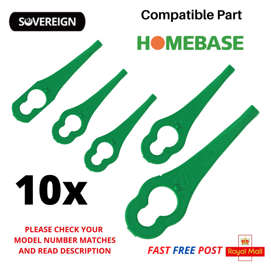 HOMEBASE Soverign ST05 Cutting Blades for 14.4v Battery Trimmer  FAST POST x 10