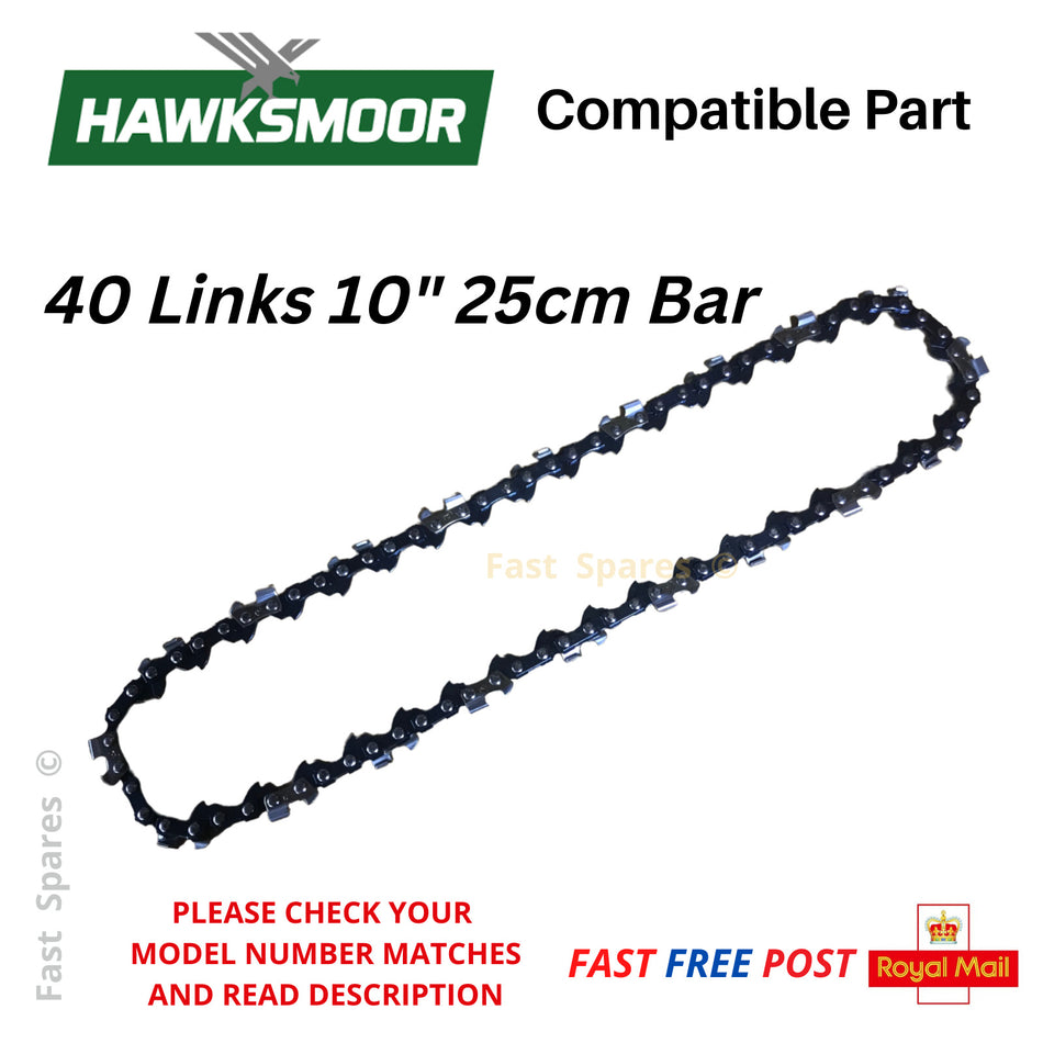 HAWKSMOOR CCS18LW Chainsaw Chain 40 Links 25cm Bar FAST POST
