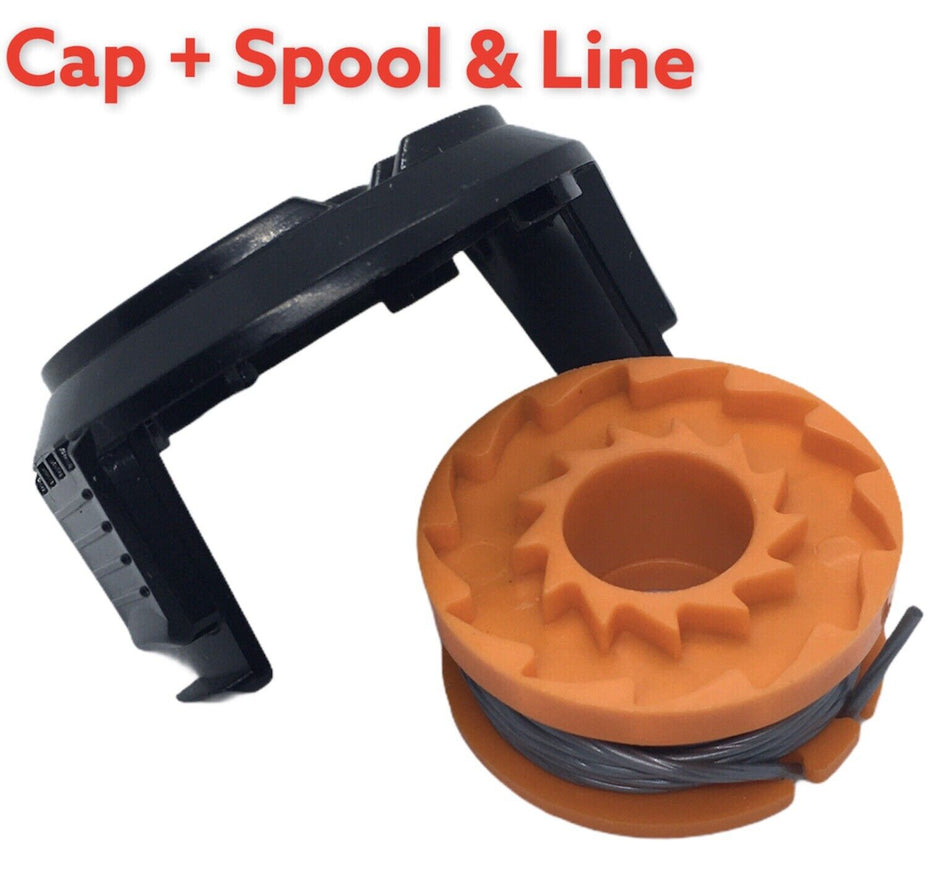 1 x Spool & Line + Cover Cap for QUALCAST CGT36LA1 Trimmer Strimmer FAST POST