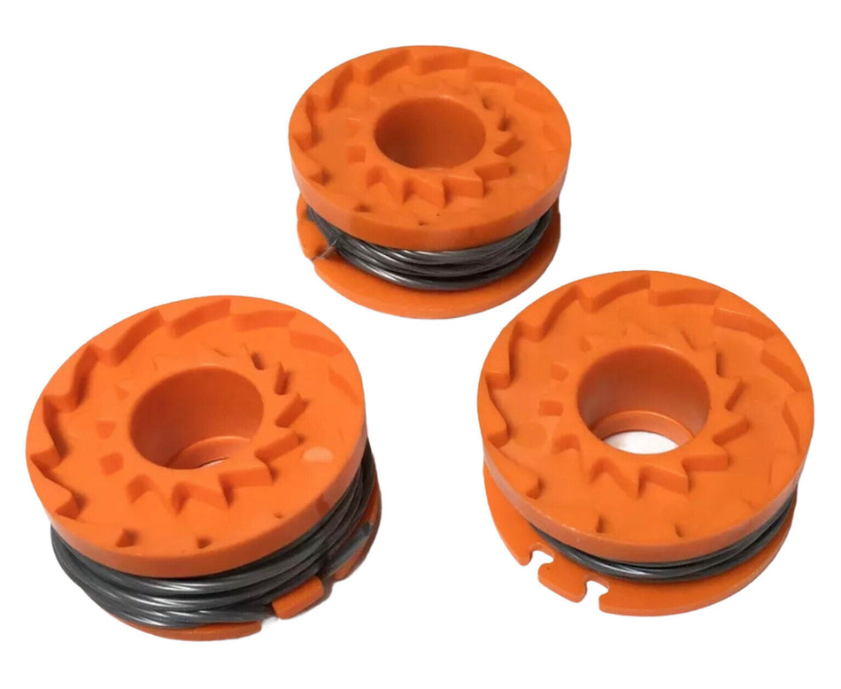 3 x Spool & Line for MacAllister MGTP18Li Strimmer Trimmer ALM WX150 FAST POST
