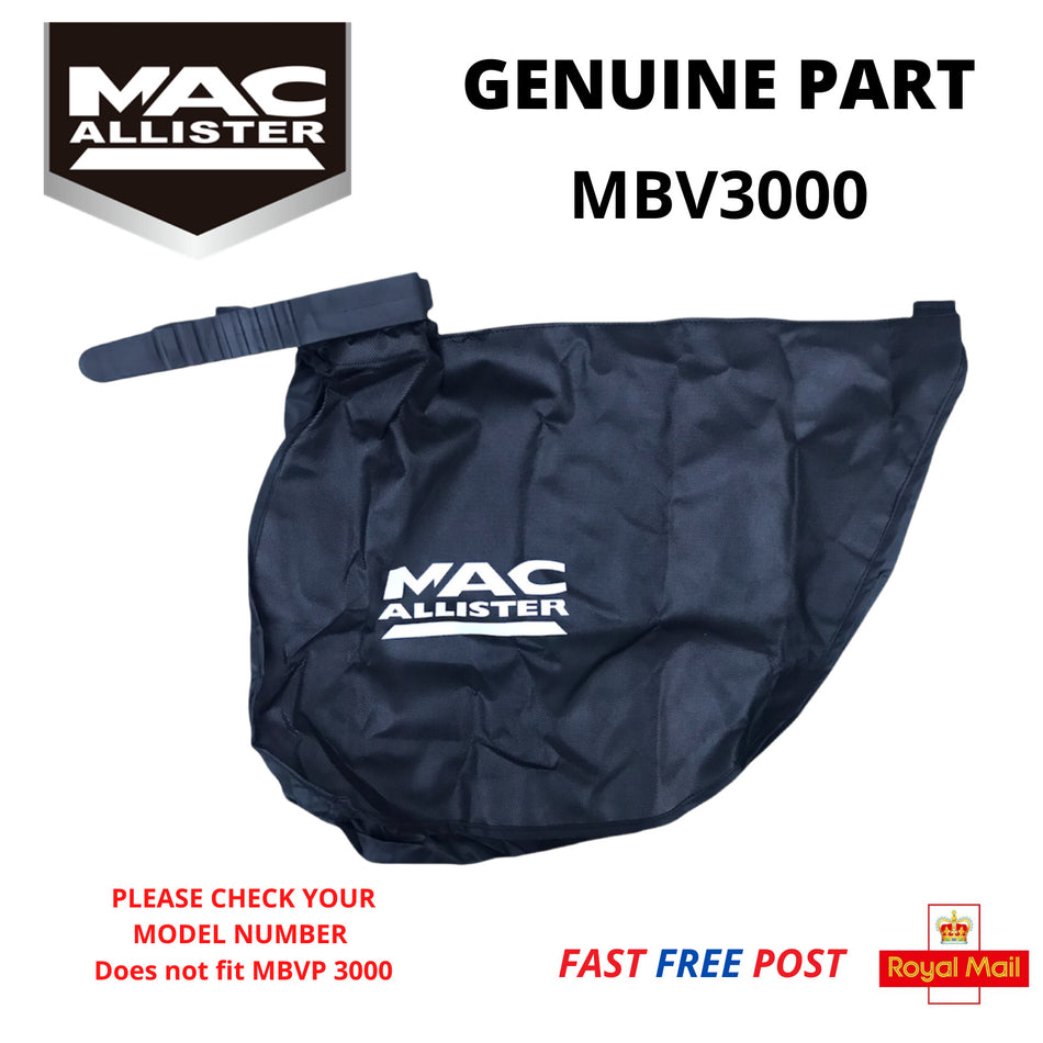 Mac Allister MBV3000 Garden Vac Collection Bag 50L  Leaf Blower Vacuum FAST POST