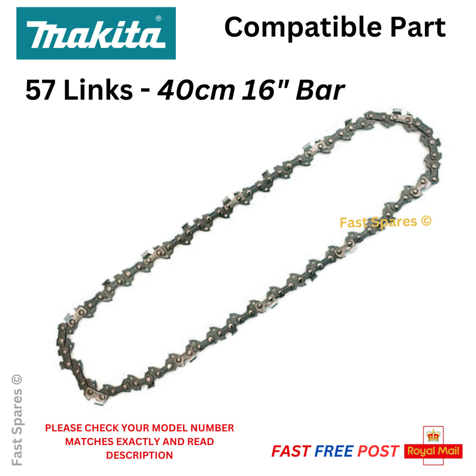 MAKITA DES400 Chainsaw Chain 40cm (16") Bar 57 Links FAST POST