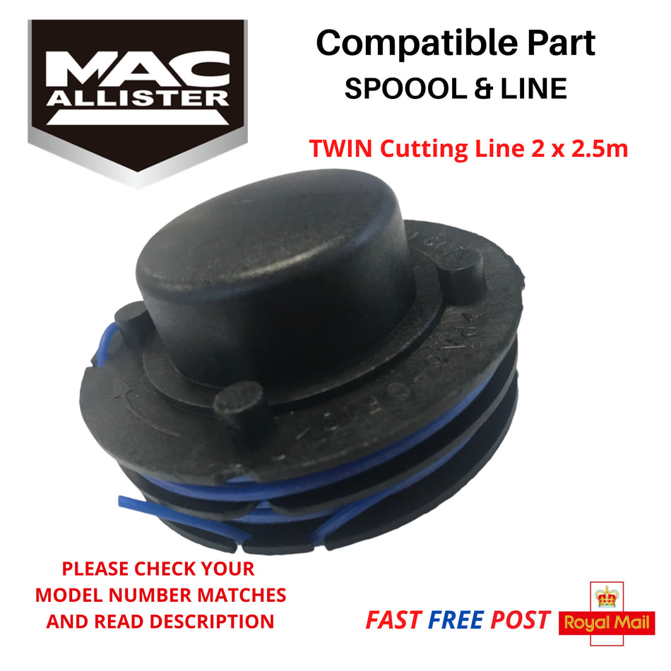 MacAllister MGTP300P Spool  & TWIN Line For Strimmer Trimmer  FAST POST