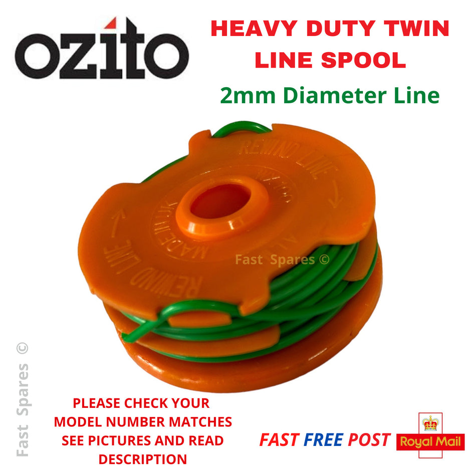 OZITO  LTR-529U Grass Trimmer EXTRA HEAVT DUTY Spool & Line FAST POST
