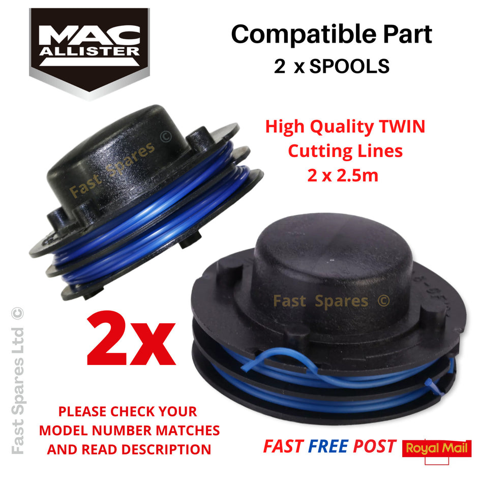 Mac Allister MGTP300P Strimmer Grass Trimmer  2 x Spools   FAST POST