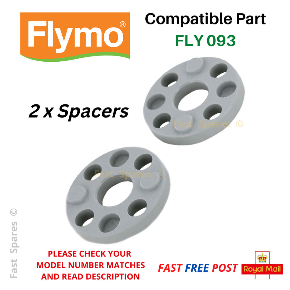 FLYMO EasiGlide 360V  Lawnmower Blade Spacers Height Adjust  FAST POST x2