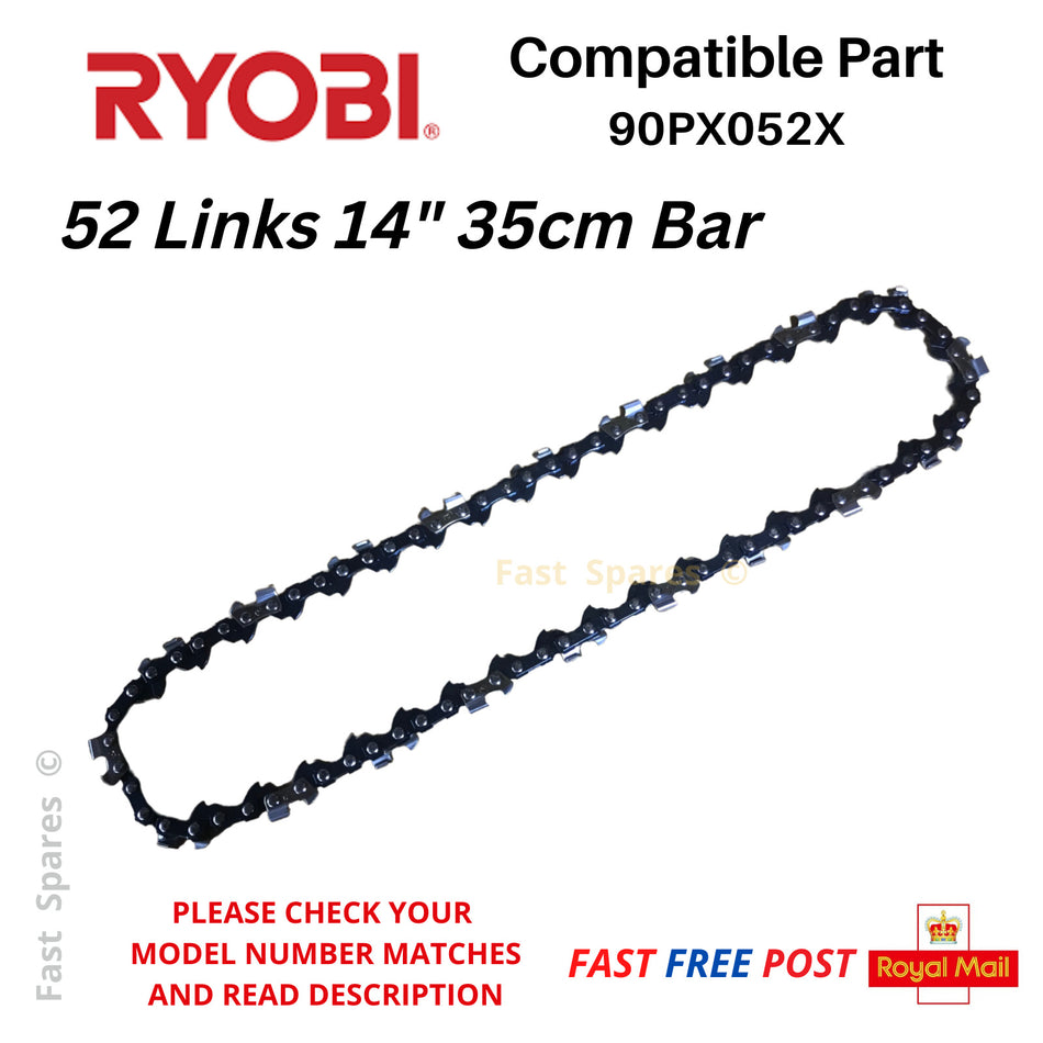 RYOBI RCS36B35HI Chainsaw Chain 35cm 14" 52 Link FAST POST