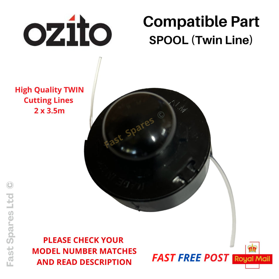 OZITO LTR-3725U Spool & Line Strimmer Grass Edge Trimmer  FAST POST