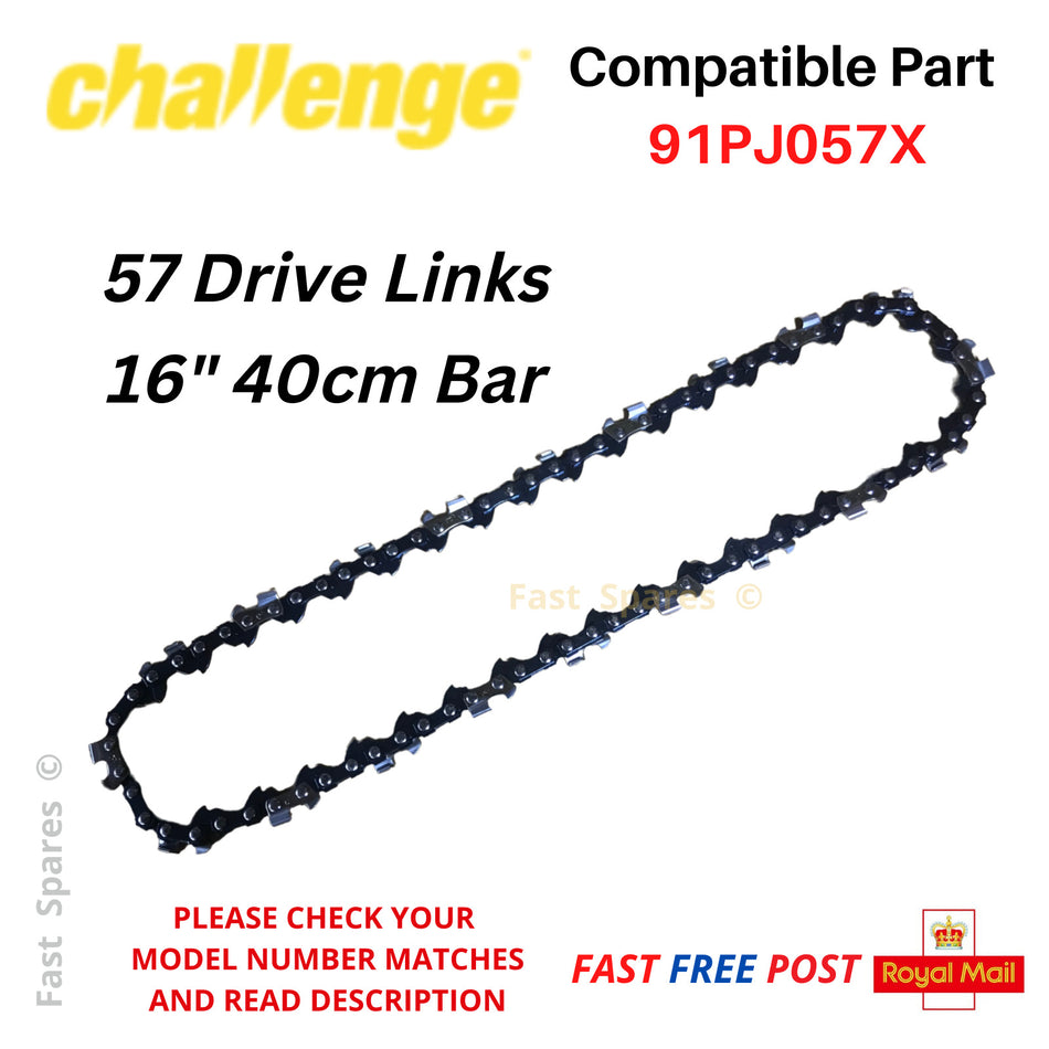 Challenge PCS38Z Argos 608/832 Chainsaw Chain 40cm (16") Bar 57 Links FAST POST